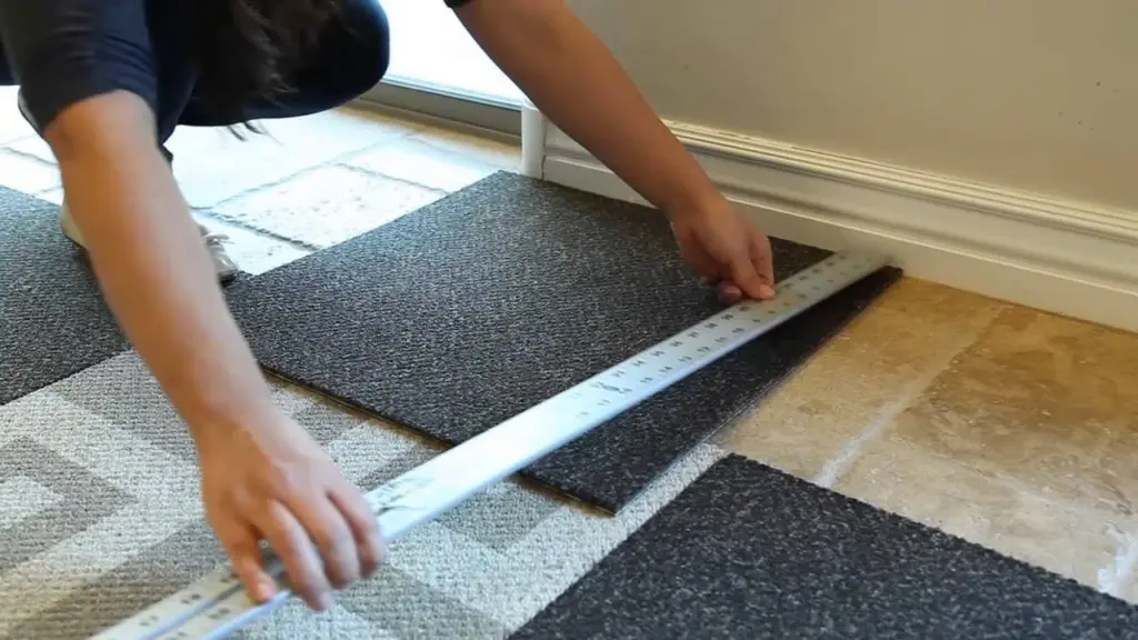 installation of carpet tiles