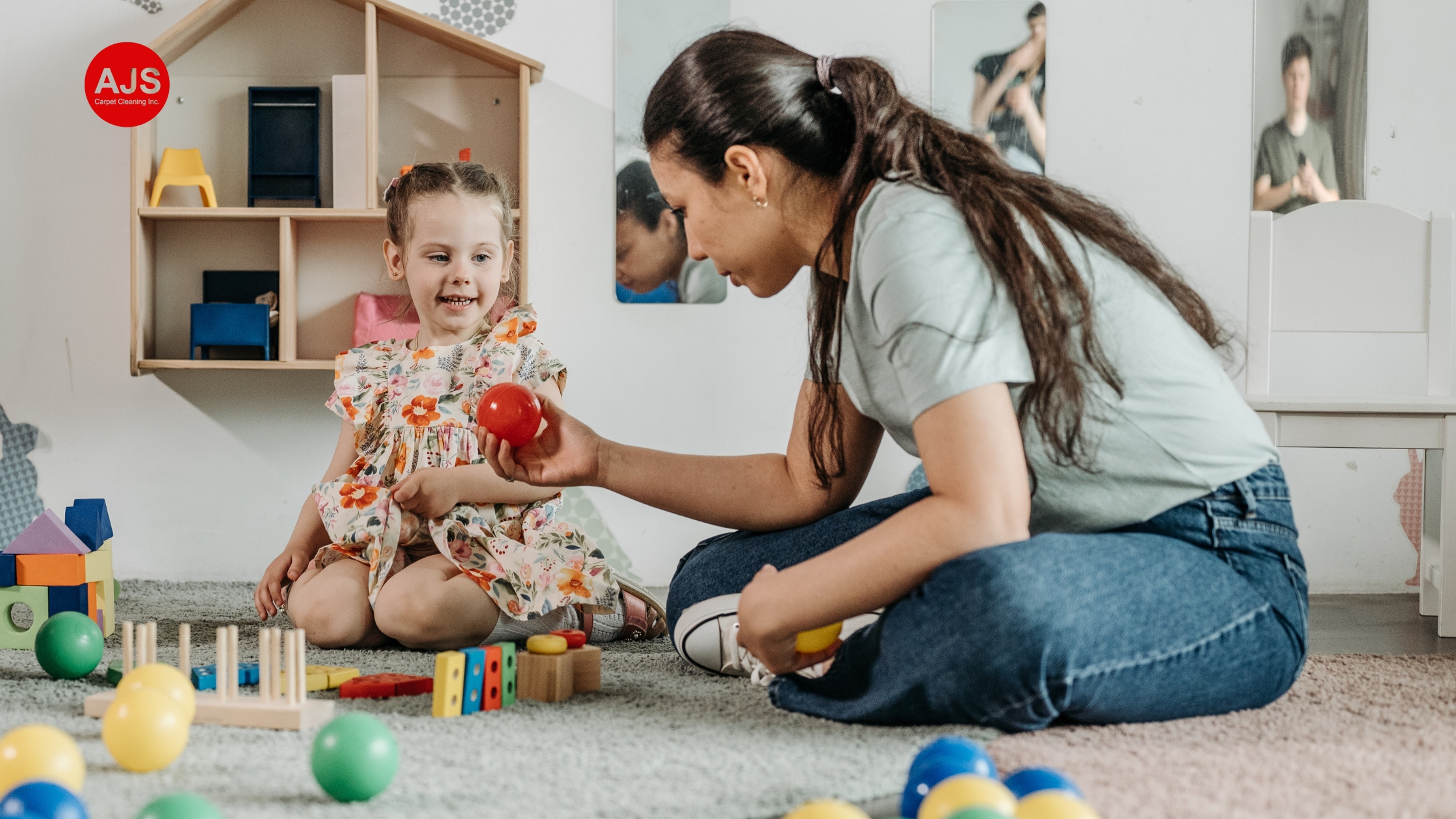 Clean Carpet in a Home With Kids