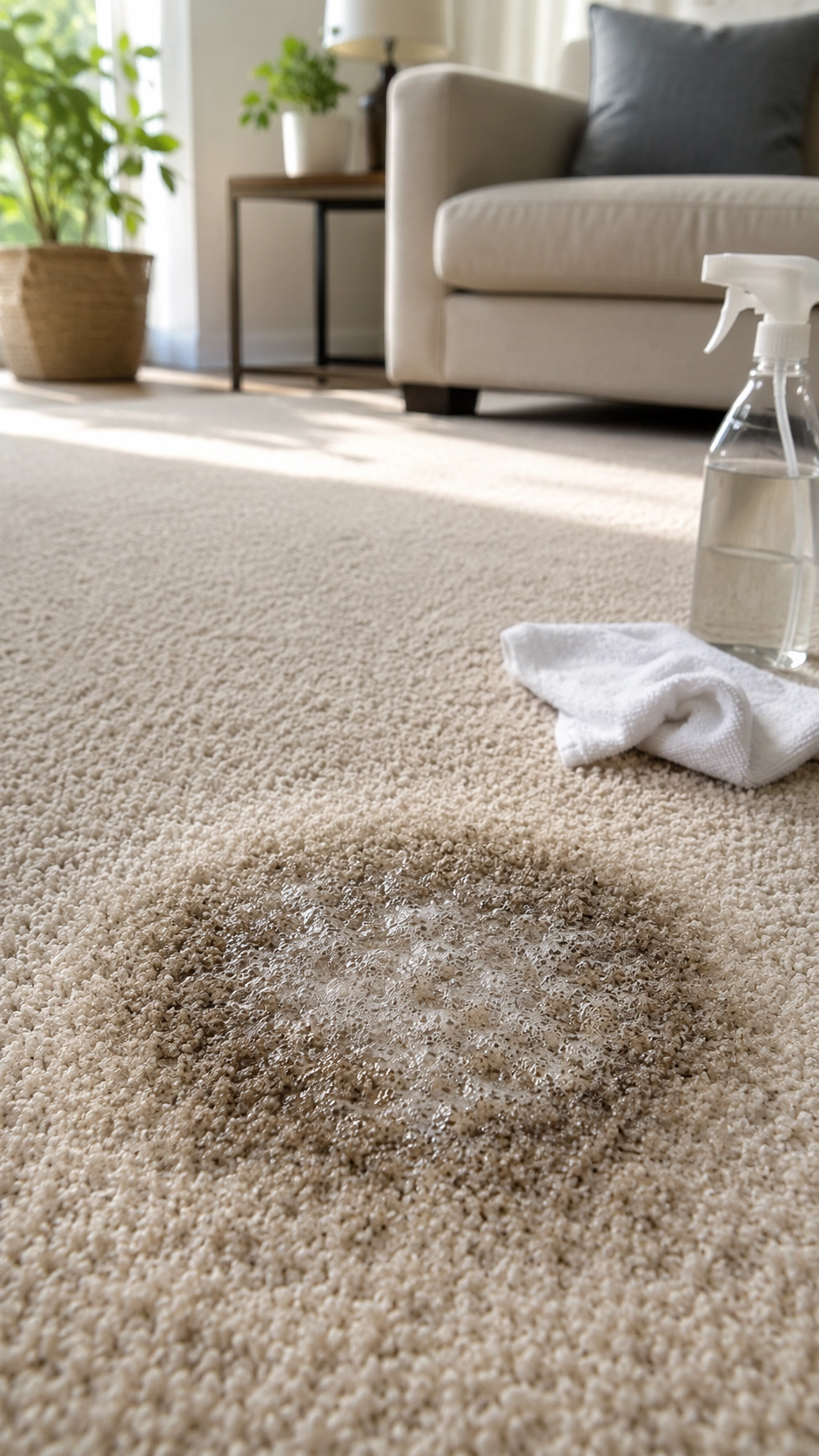 soap residue in carpet