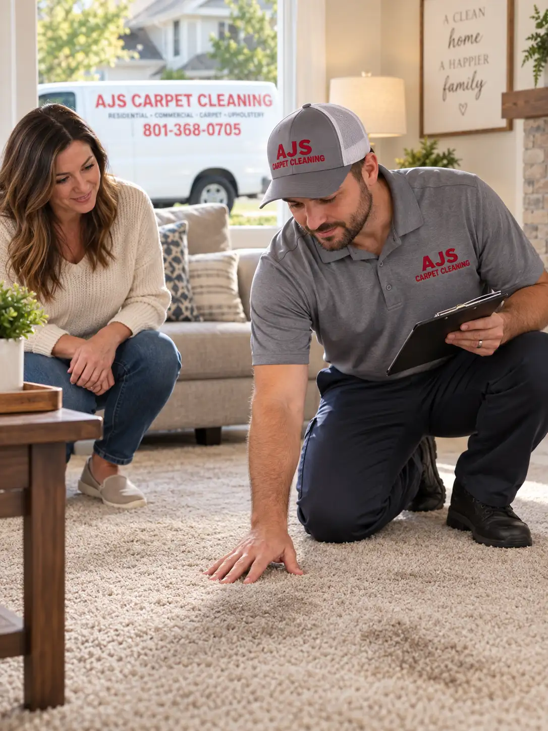 carpet cleaning pre inspection